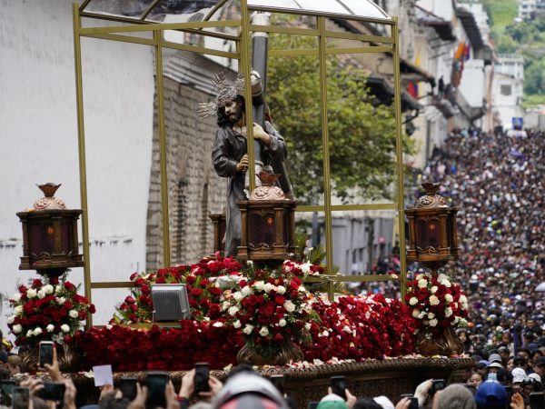 Quito espera 150.000 asistentes en la procesión de Jesús del Gran Poder