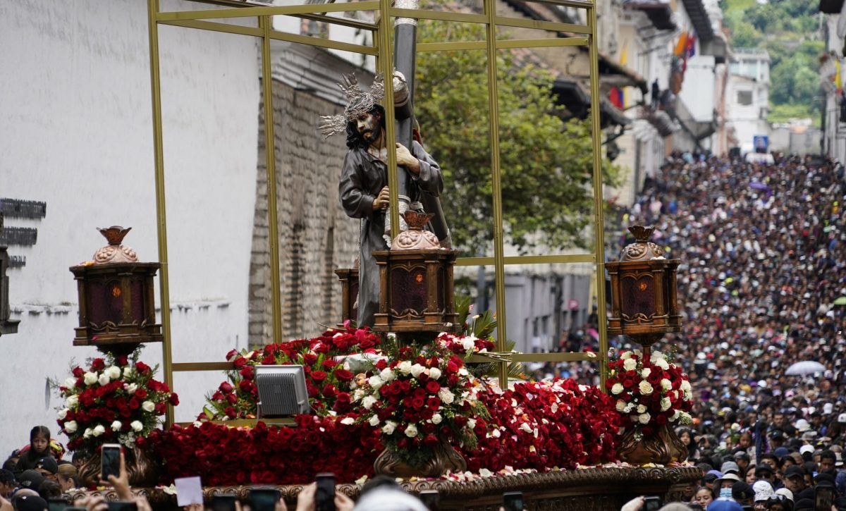 Quito espera 150.000 asistentes en la procesión de Jesús del Gran Poder