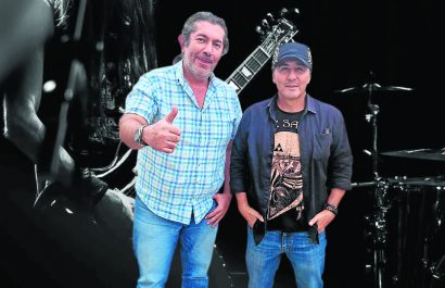 Armando Zambrano y Pedro Cedeño se conocieron en el colegio y los une su pasión por el rock.