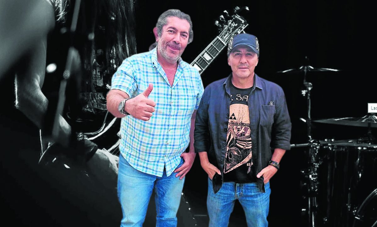 Armando Zambrano y Pedro Cedeño se conocieron en el colegio y los une su pasión por el rock.