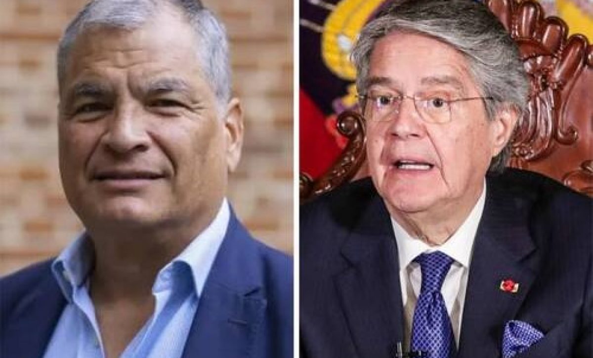 Rafael Correa ataca a Guillermo Lasso por avalar bombardeos de Estados Unidos