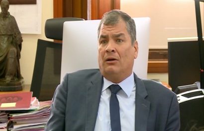 Rafael Correa cuestiona el triunfo de Daniel Noboa en la Segunda Vuelta