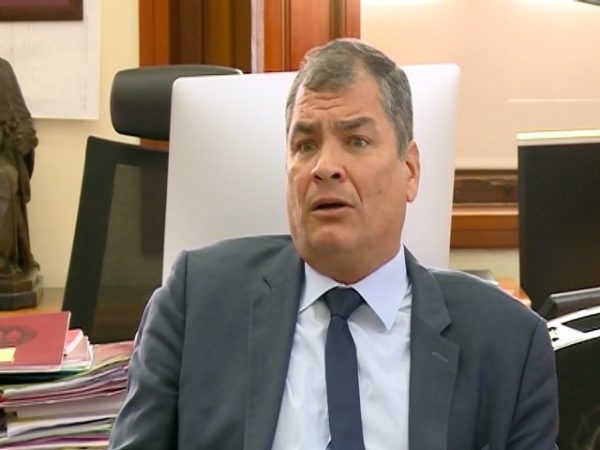 Rafael Correa cuestiona el triunfo de Daniel Noboa en la Segunda Vuelta