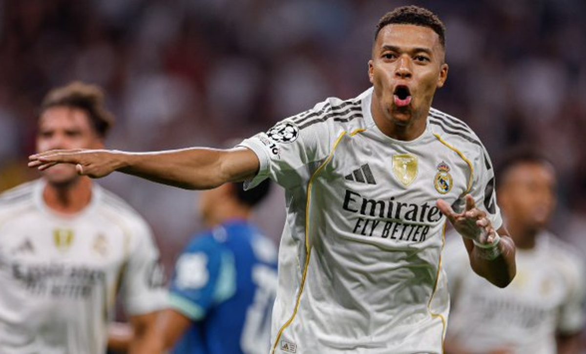 Real Madrid con doblete de Mbappé remonta a Olympique de Marsella en su debut.
