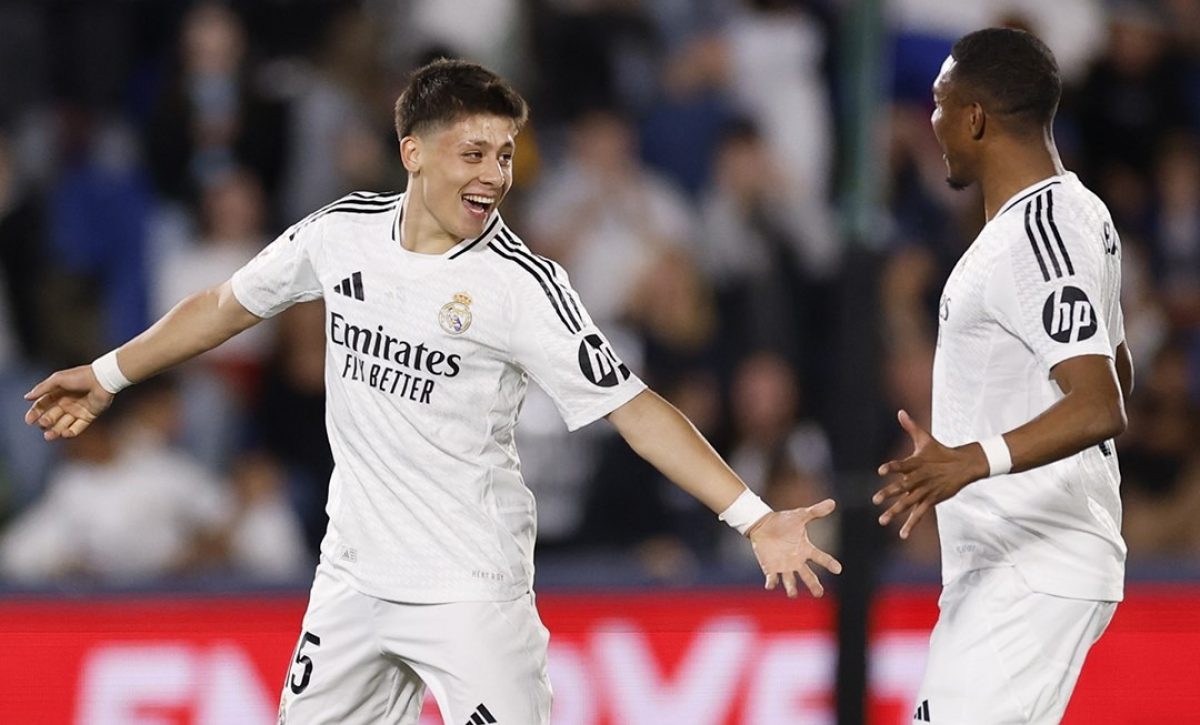 Real Madrid vence 0-1 a Getafe con gol de Arda Güler y queda a cuatro puntos del FC Barcelona en La Liga