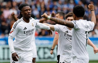 Real Madrid vence 1-0 a Alavés con gol de Camavinga en LaLiga y Mbappé salió expulsado