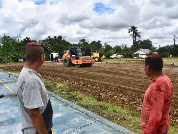 Realizan mejoras viales en la comuna Cóngoma en donde será la Fiesta Kasama 2025