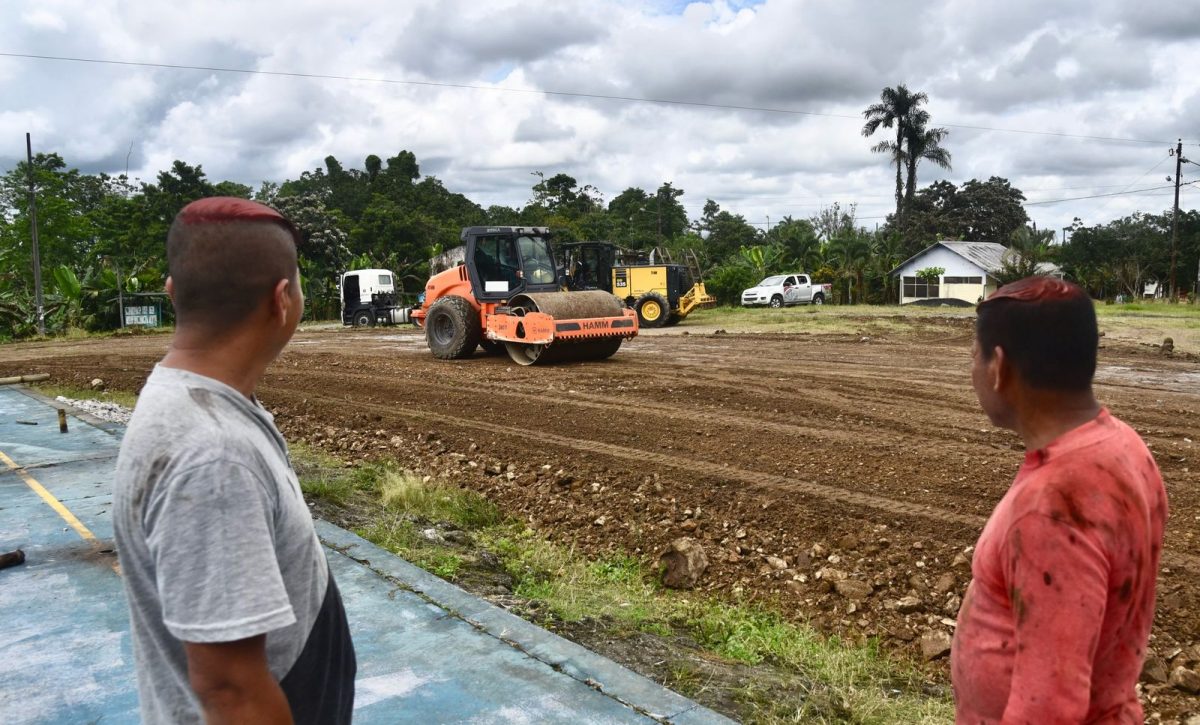 Realizan mejoras viales en la comuna Cóngoma en donde será la Fiesta Kasama 2025