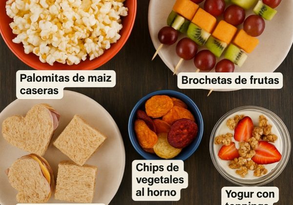 Recetas rápidas de snacks para ver películas con los más pequeños.