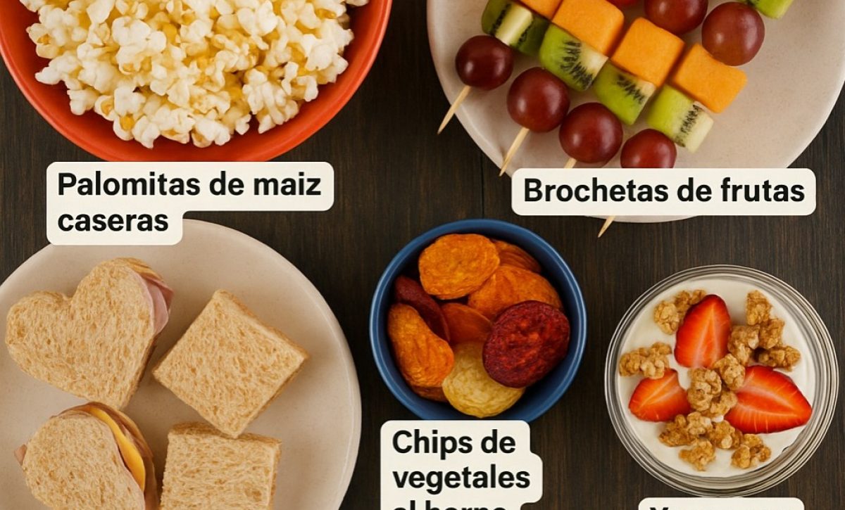 Recetas rápidas de snacks para ver películas con los más pequeños.