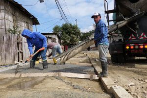 ¡Calle Tomás Larrea de Picoazá casi lista! Obras avanzan, pero vecinos piden rapidez