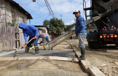 ¡Calle Tomás Larrea de Picoazá casi lista! Obras avanzan, pero vecinos piden rapidez