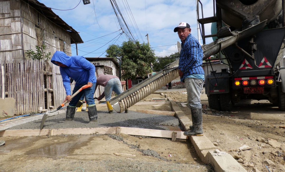 ¡Calle Tomás Larrea de Picoazá casi lista! Obras avanzan, pero vecinos piden rapidez