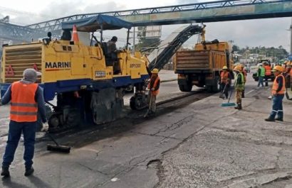 Rehabilitación vial en Quito, a la espera de asfalto de Refinería de Esmeraldas