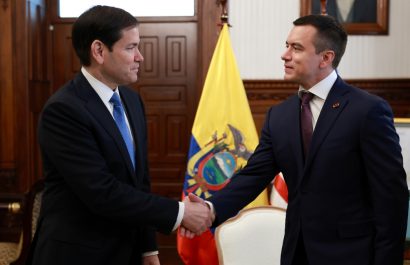 Ricardo Flores, analista, considera que la visita de Marco Rubio es positiva para Ecuador, sobre todo en cuanto a seguridad. (Presidencia de Ecuador)