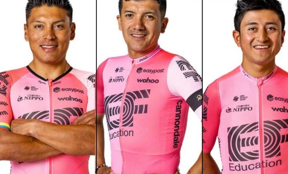 Richard Carapaz, Alexander Cepeda y Jefferson Cepeda son los tres ecuatorianos que representarán a Ecuador en el Giro de Italia 2025.
