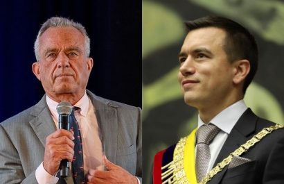 Robert F. Kennedy Jr. lidera delegación de Estados Unidos en posesión presidencial de Daniel Noboa