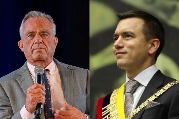Robert F. Kennedy Jr. lidera delegación de Estados Unidos en posesión presidencial de Daniel Noboa