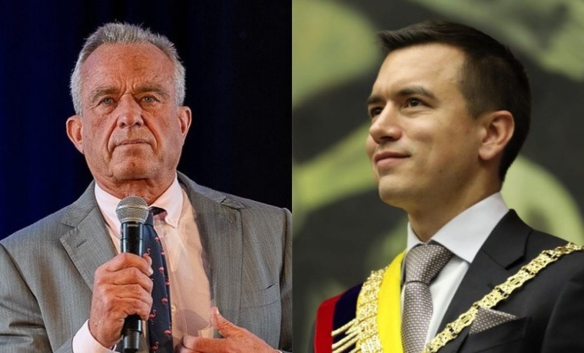 Robert F. Kennedy Jr. lidera delegación de Estados Unidos en posesión presidencial de Daniel Noboa