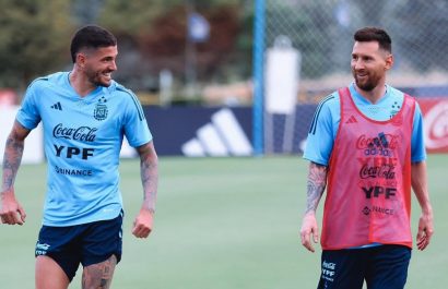 Rodrigo de Paul sería compañero de Lionel Messi en el Inter Miami.