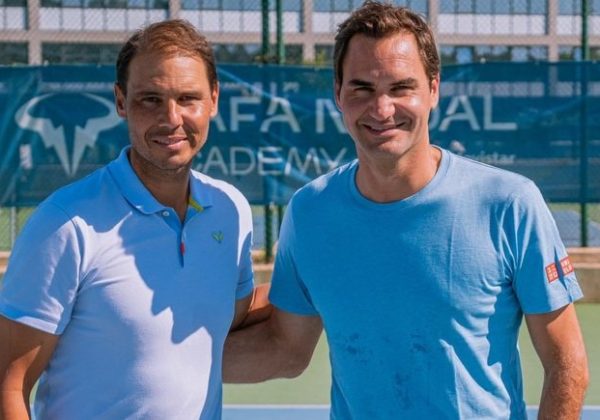 Roger Federer y Rafael Nadal comparten jornada en Mallorca