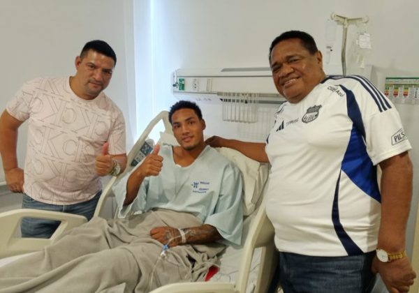 Ronny Borja, volante de Emelec es operado con éxito, y será baja entre 6 a 8 meses
