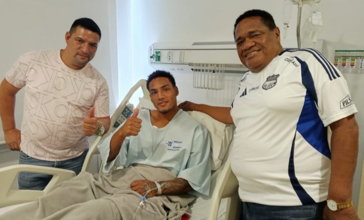 Ronny Borja, volante de Emelec es operado con éxito, y será baja entre 6 a 8 meses