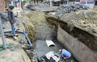En la avenida El Ejército, se conectará la nueva tubería para empezar con el relleno y habilitar la vía.
