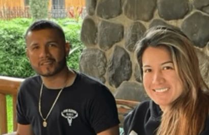 Samara Rivera junto al que fue su esposo Jorge Luis Zambrano conocido como Rasquiña.