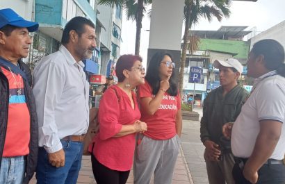 Santo Domingo de los Tsáchilas Unidad Popular, Frente Popular y pueblos kichwas anuncian plantón en el Círculo de los Continentes