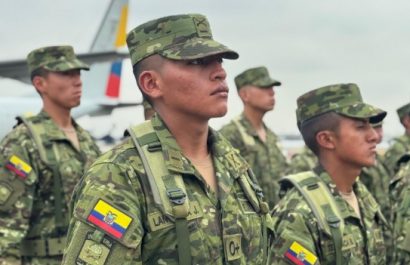 Seguridad interna: Nuevo contingente militar llega a Esmeraldas y Santo Domingo