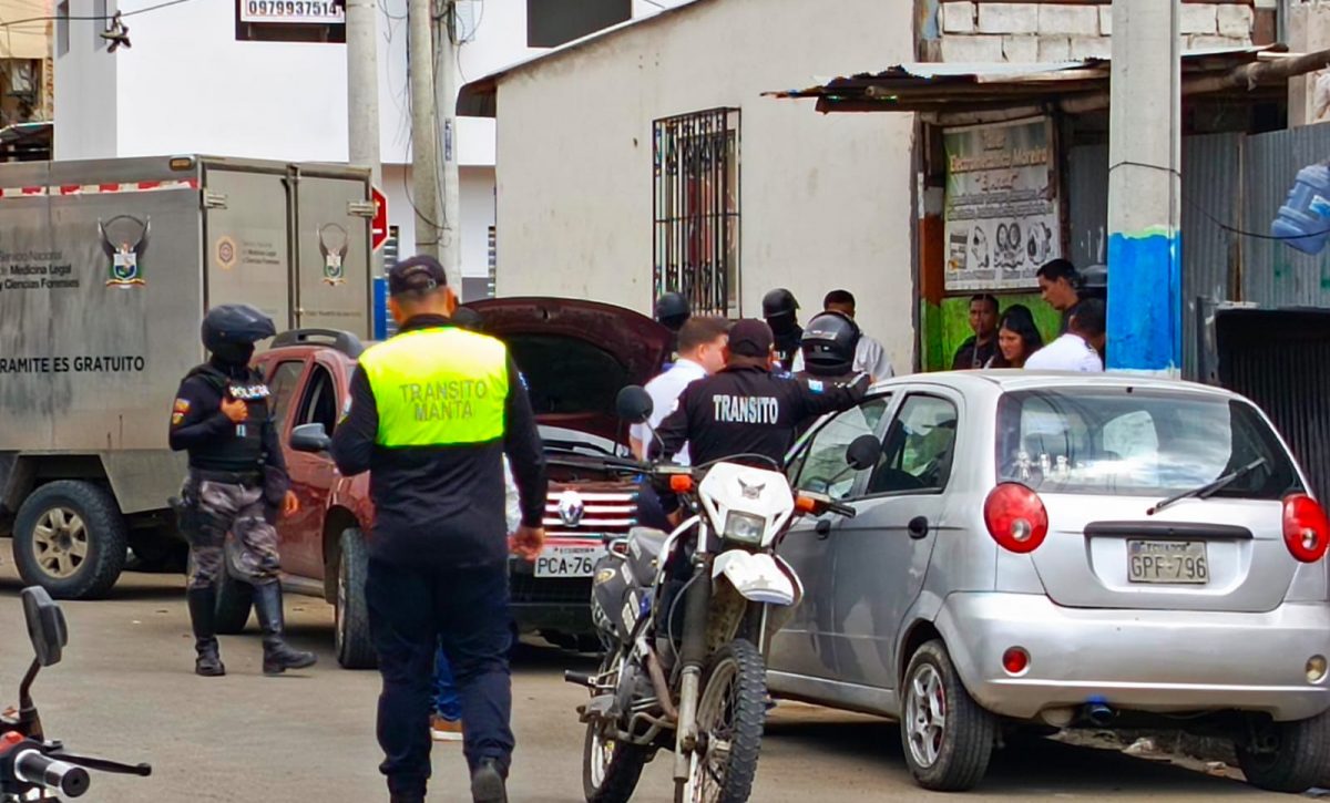 Sicariato en Manta asesinan al presidente de la Asociación de Agentes de Tránsito