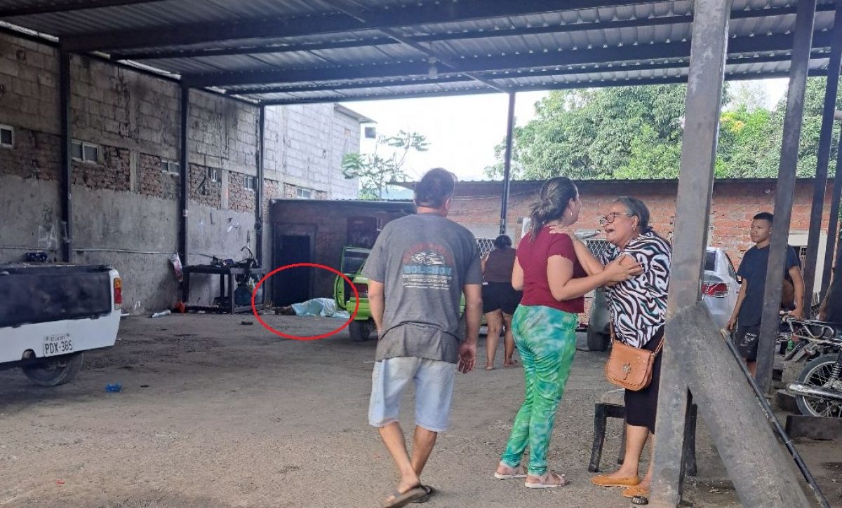 Sicariato en taller de la ciudadela El Paraíso de Portoviejo