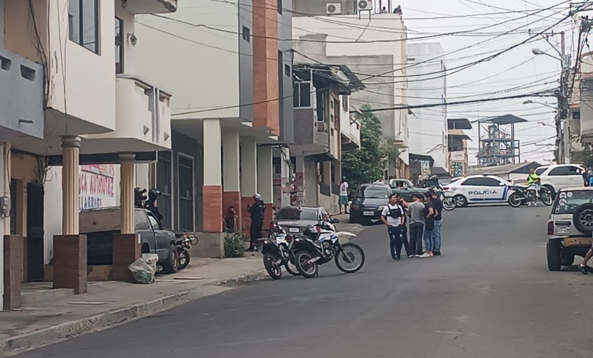 Sicarios asesinan a propietario de taller automotriz en la parroquia Tarqui, de Manta