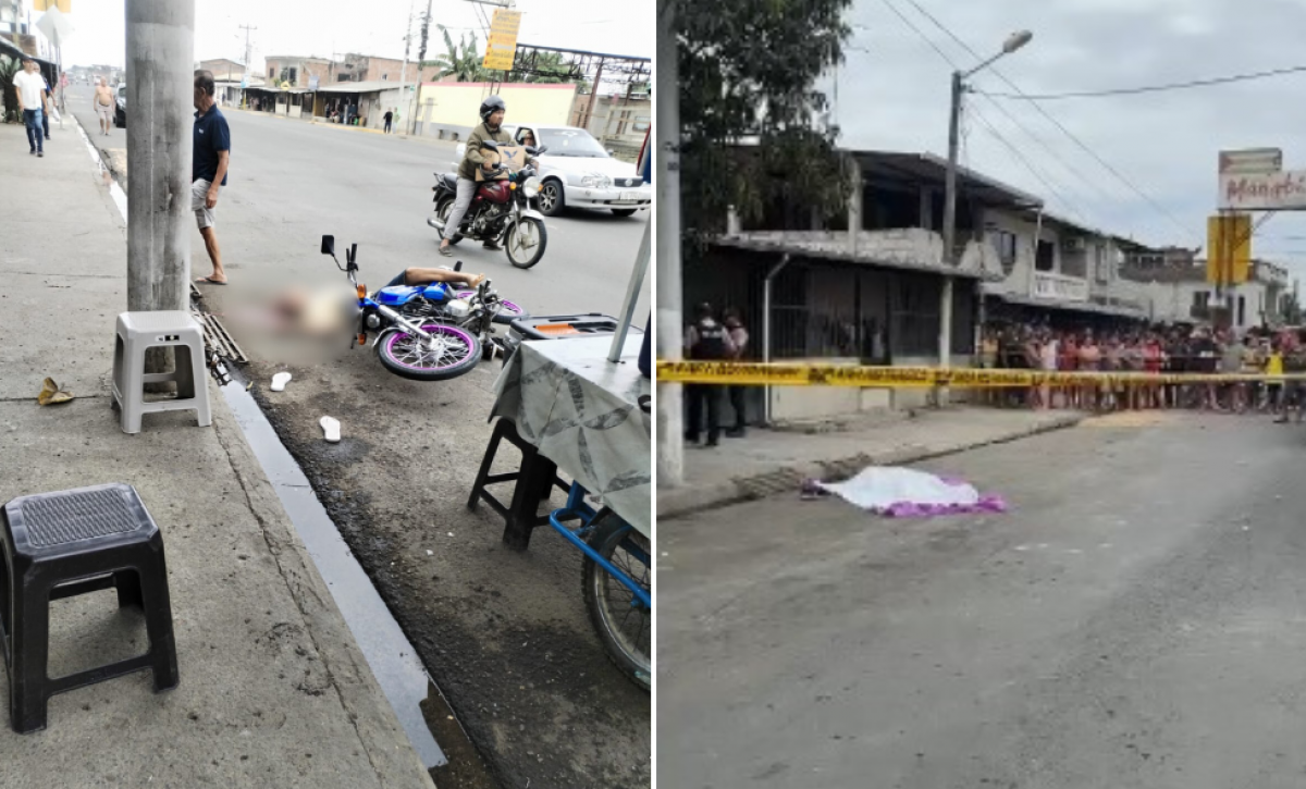 Sicarios asesinan a un hombre en la vía Portoviejo - Santa Ana; el lunes se dio otro crimen en la zona