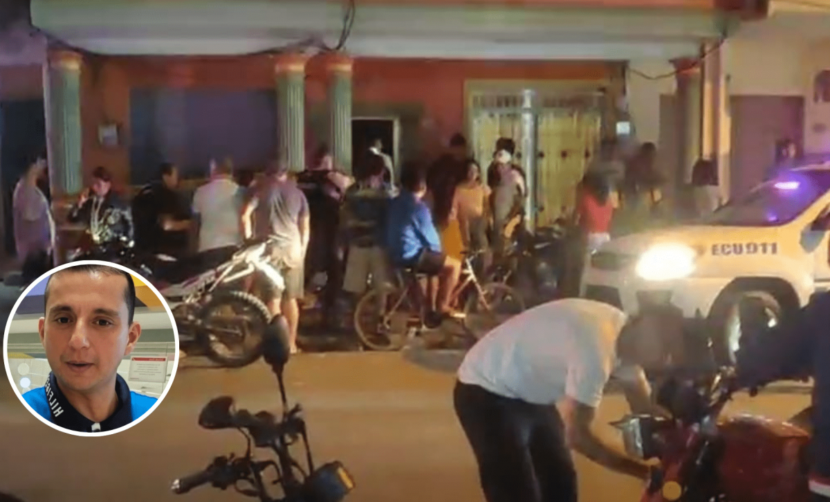 Sicarios matan a un hombre durante una reunión familiar, en Portoviejo