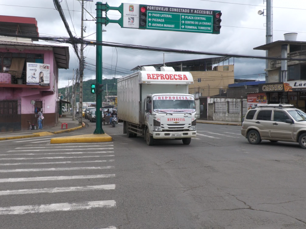 Sin novedades en el tráfico vehicular ni precipitaciones este miércoles en Portoviejo