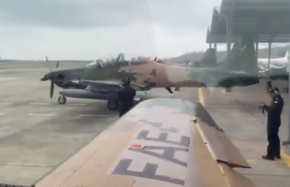 Patrullaje aéreo: Super Tucano de la Fuerza Aérea resguardan Guayas y Manabí