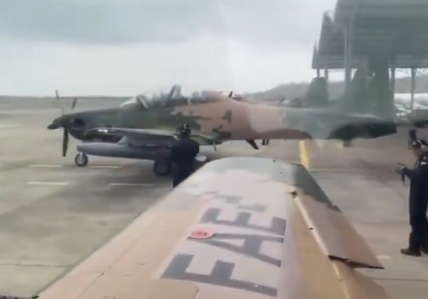 Patrullaje aéreo: Super Tucano de la Fuerza Aérea resguardan Guayas y Manabí