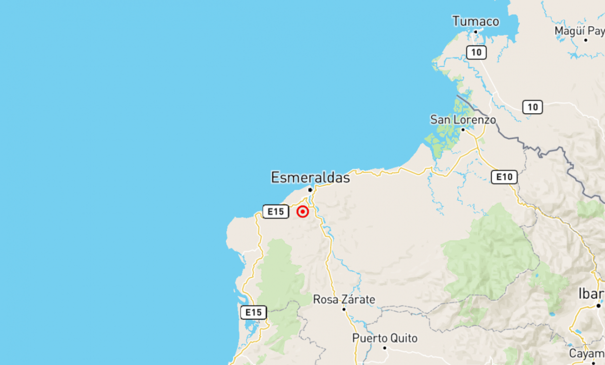 Sismo de 4,6 grados causa alarma en Esmeraldas; Inocar se pronuncia sobre alerta de tsunami