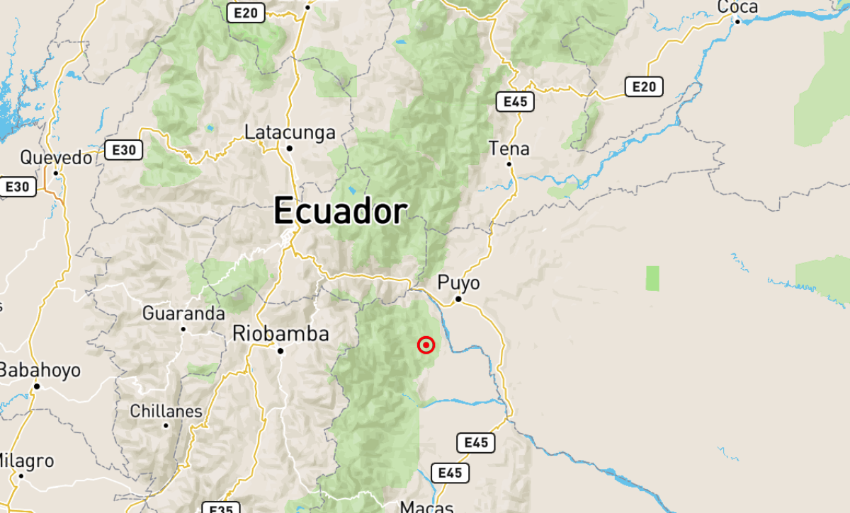 Sismo de 5,5 alertó a la Amazonía de Ecuador, aunque también se sintió en Sierra y Costa