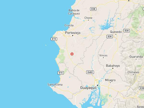 Sismo de magnitud 3.2 registra epicentro en Paján, Manabí