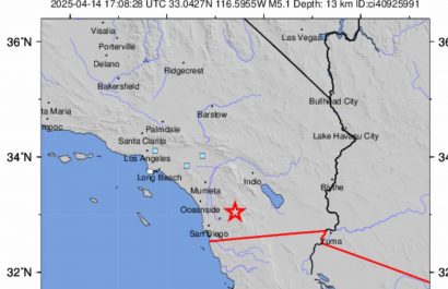 Sismo en California causó temor este lunes 14 de abril, el movimiento de 5.2 grados también se sintió en localidades de México.
