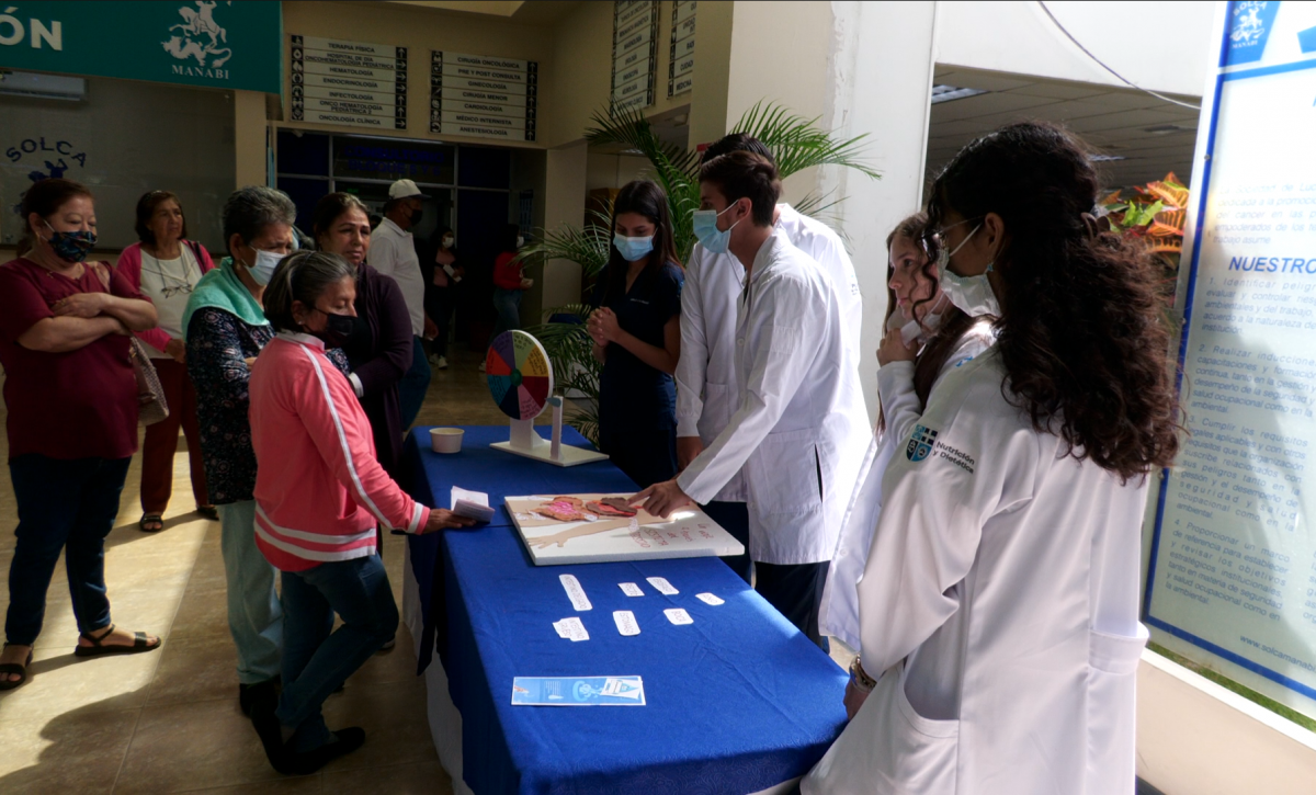 Solca Manabí realizó casa abierta por el Día de la Nutrición con enfoque en salud digestiva