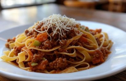 Sorprende a todos con esta receta fácil de pasta a la boloñesa