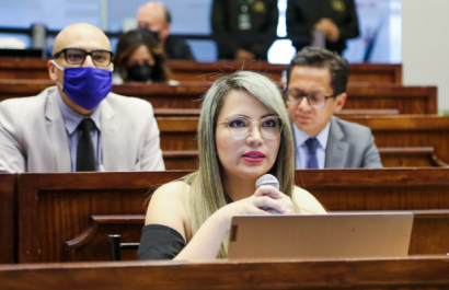 TCE suspendió derechos políticos de Priscila Schettini como asambleísta por violencia de género