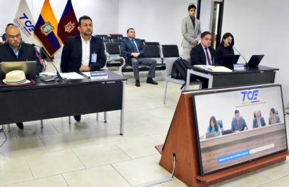 TCE realizó la audiencia por denuncia contra Daniel Noboa.