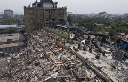 Terremoto en Birmania deja más de 3.300 muertos y 4.800 heridos
