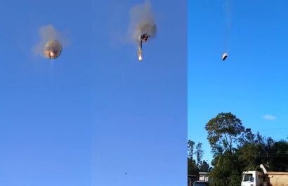 Tragedia aérea en Brasil ocho fallecidos y varios desaparecido en un accidente de globo aerostático