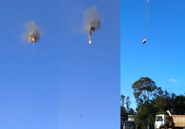 Tragedia aérea en Brasil ocho fallecidos y varios desaparecido en un accidente de globo aerostático